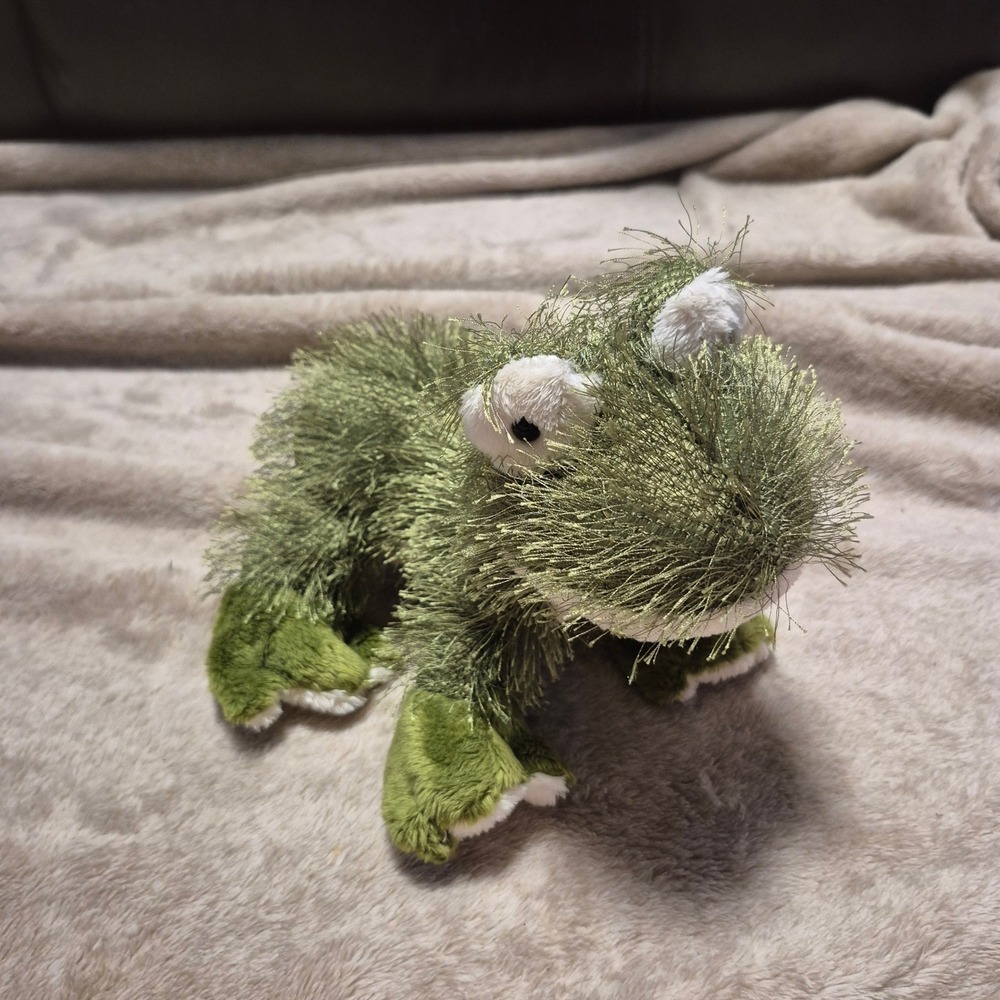 Ganz Webkinz Bullfrog Plush Green Fuzzy Stuffed Animal Toy - Picture 2 of 5